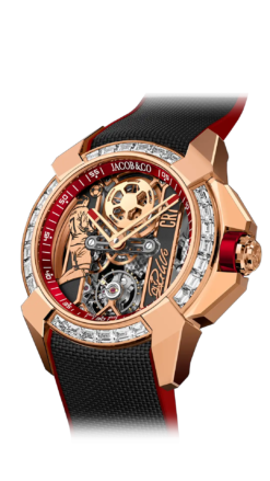 JACOB & CO - CR7  STAINLESS STEEL - ROSE GOLD DAIMOND