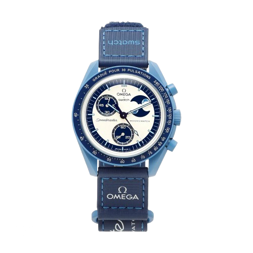 SWATCH X OMEGA BIOCERAMIC MOONSWATCH MISSION TO THE SUPER BLUE MOONPHASE